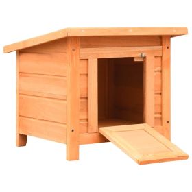 Cat House Brown and Green Solid pine/fir wood, powder-coated iron