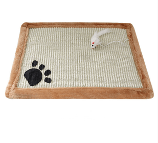 Cat claws mat cat scratch board (Option: Khaki-45cm30cm)