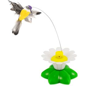Cat Track Tower Toys 4-Layer Ball Track Interactive Cat Toys Electric Rotate Butterfly Birds (Option: CatToyBirdGPCT1651)