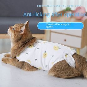 Sterilization clothing for cats in summer, thin female cat surgical clothes, weaning clothing (Color: Watermelon cat surgical suit, size: S)